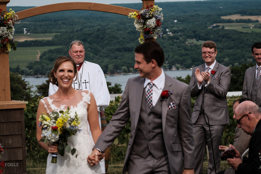 Emily and Matt's Wedding, Glenora Winery 2016